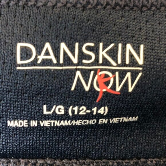 Danskin Now Womens Athletic Pants Large Straight Drawstring Activewear Navy Blue - Picture 6 of 13